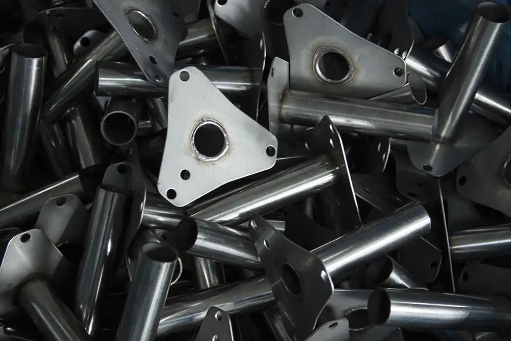 iron product welding custom metal part
