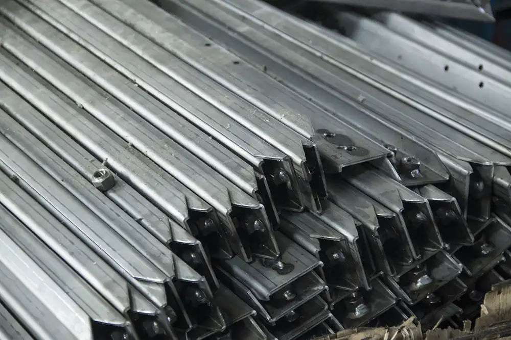 iron stamping custom metal part