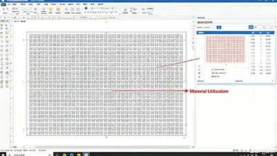 auto nesting software layout showing optimized material utilization auto nesting software layout showing optimized material utilization