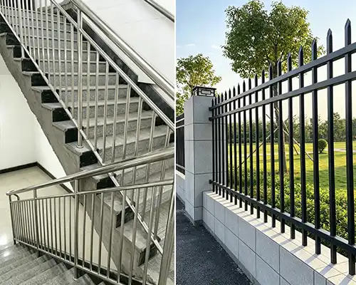 construction and architectural metalwork Laser cut stair handrails, balcony balustrades, sunroom frames and decorative metal fences