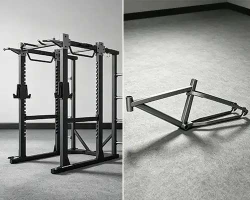 fitness & medical equipment Tube laser cut gym equipment frames, treadmill frames, hospital bed frames and wheelchair parts