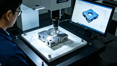 quality inspection of laser cut parts using precision measuring equipment quality inspection of laser cut parts using precision measuring equipment