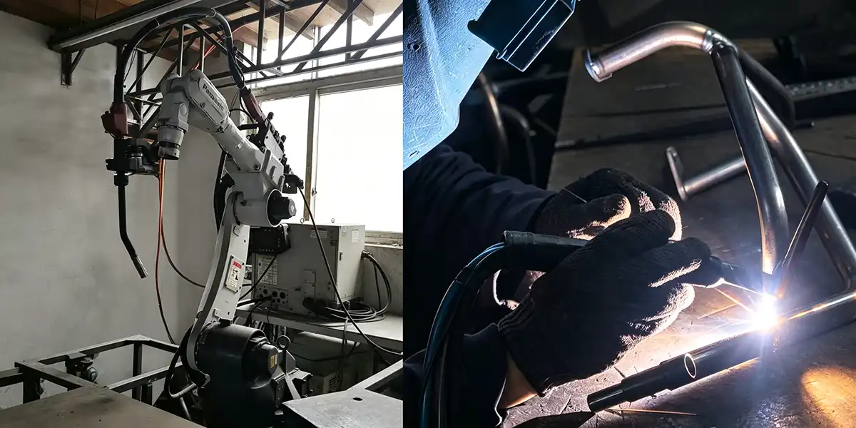 tig & mig welding specifications Robotic MIG welding and skilled TIG welding both available at Conwhole factory — automation meets craftsmanship