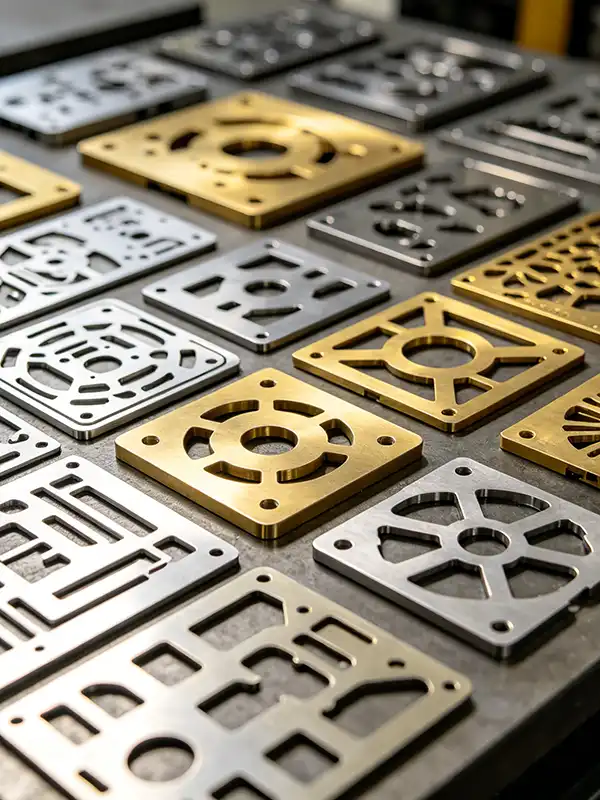 what is laser sheet cutting Precision laser cut metal parts in stainless steel, aluminum, and brass from Conwhole