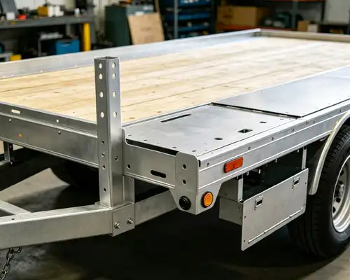 automotive & vehicle components Automotive sheet metal bending parts — trailer brackets, seat plates, battery trays, heat shields from Conwhole