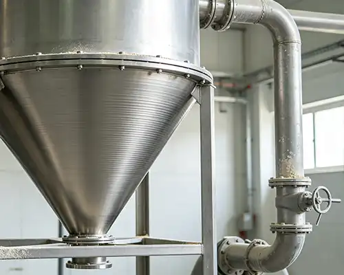 industrial & tank components Metal spun industrial components — tank heads, hopper cones, filter housings, centrifuge bowls from Conwhole