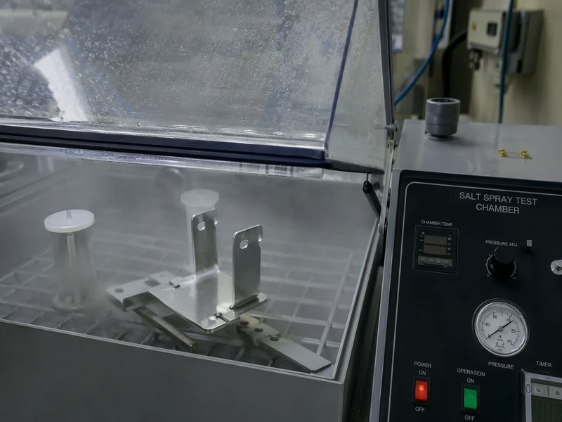 316 marine grade stainless steel bracket salt spray testing at Conwhole quality laboratory