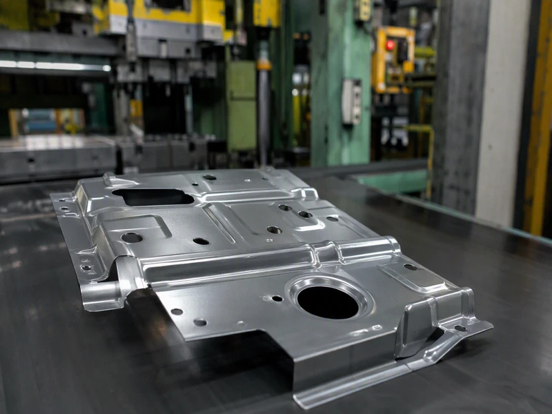Stamped 430 magnetic stainless steel appliance trim component at Conwhole workshop