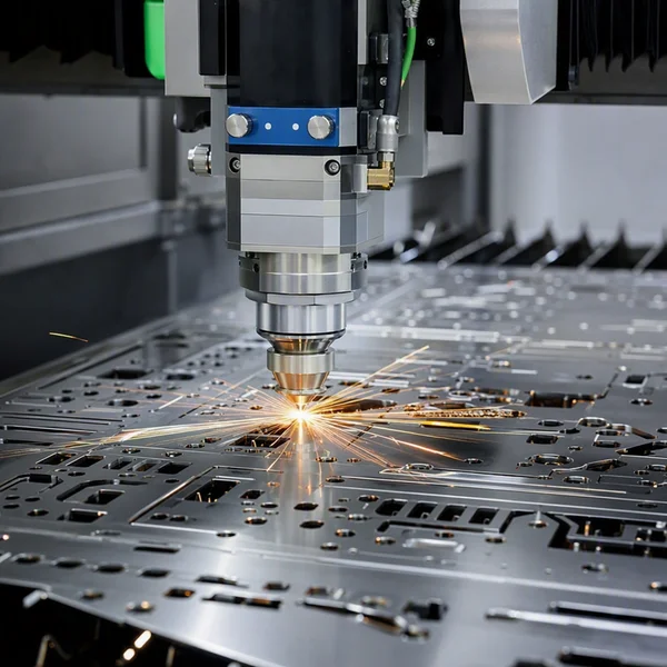 High precision fiber laser cutting sheet metal components with nitrogen assist at Conwhole