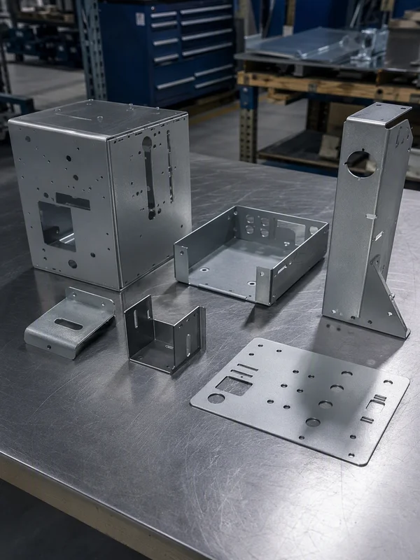 Production-grade low volume metal components ready for assembly at Conwhole