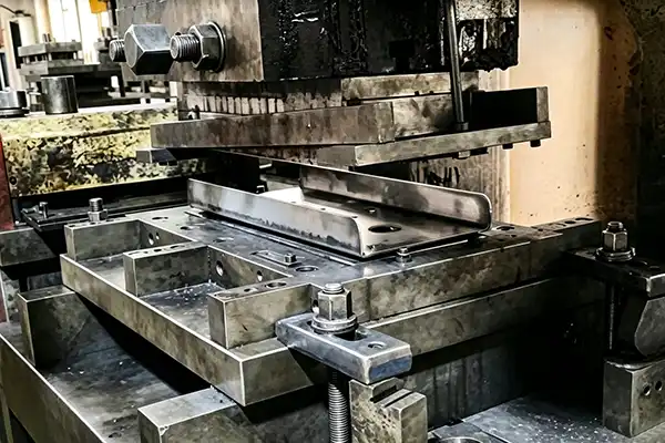 Laser cutting and press brake bending of steel shelf brackets and cabinet panels at Conwhole