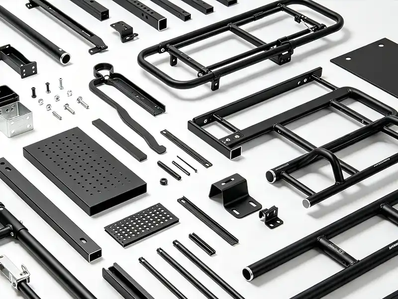 Lightweight aluminum outdoor recreation equipment frames and hardware from Conwhole