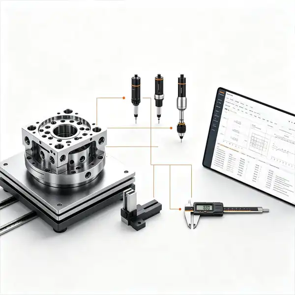 CMM dimensional inspection and quality control of precision custom metal components at Conwhole
