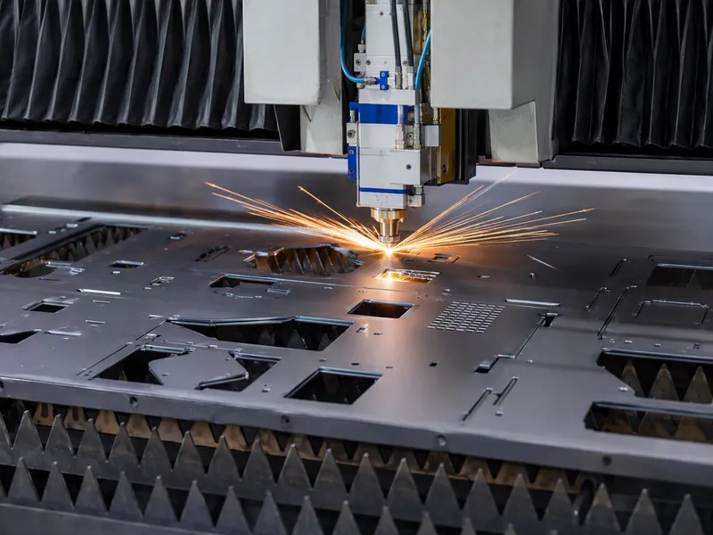 Fiber laser cutting sheet metal component fabrication at Conwhole