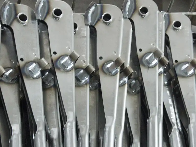 Tractor brake handle batch production