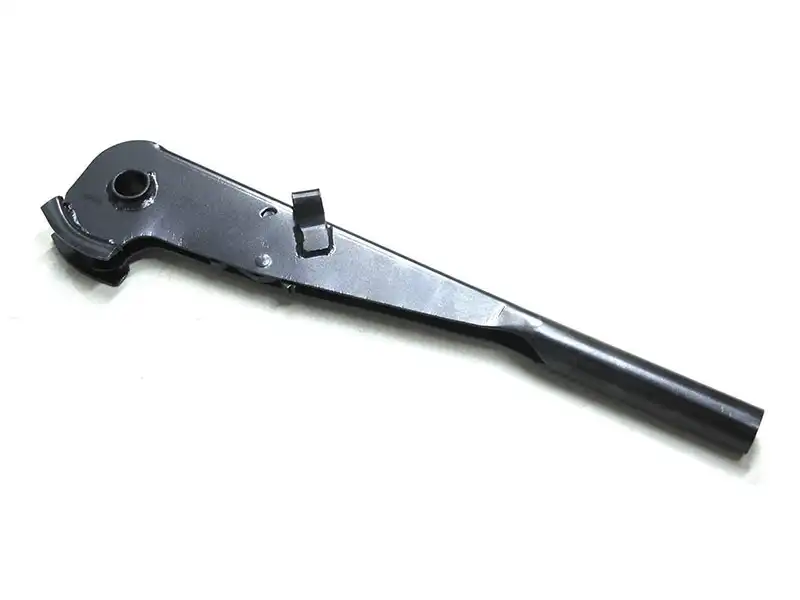 Custom tractor brake handle finished component