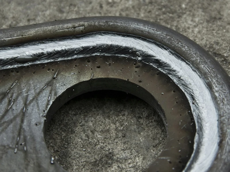 Formed and welded detail of elevator metal component