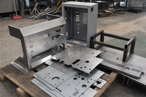 Fiber laser cutting and press brake forming of automation frame panels at Conwhole